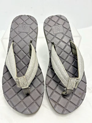 Chanclas/sandalias Reef para mujer talla 7 negras y plateadas #B Foto 1 de 4
