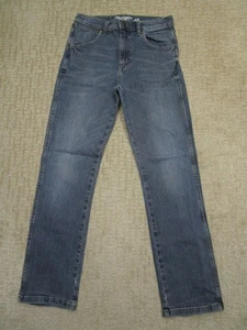 Wrangler Jeans Boys 16 Blue Youth Retro Slim Straight Western Pants Dark Wash - Picture 1 of 9