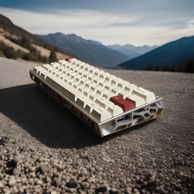 KBDfans Holy60 Custom Clacky Mechanical Keyboard w/ HMX Xinhai & BoW Keycap Set - Image 1 of 3