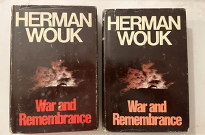 1978 Buch Krieg und Erinnerung von Herman Wouk 2 Bände HC Schutzumschläge Vintage - Bild 1 von 5