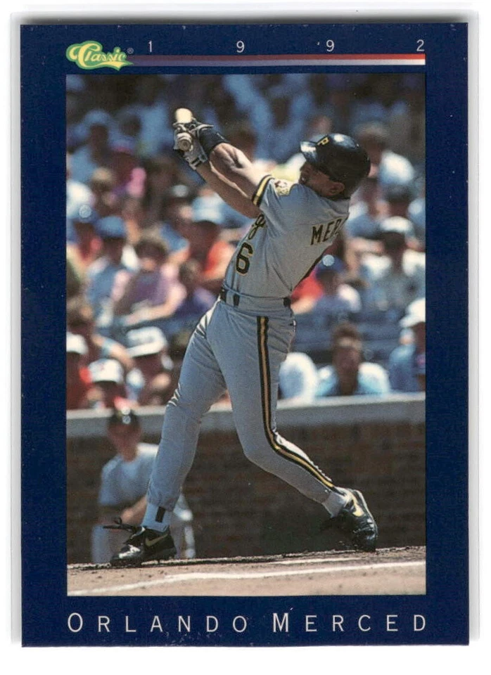 Orlando Merced 1992 Classic Baseball #154 Pittsburgh Pirates - Image 1 of 2