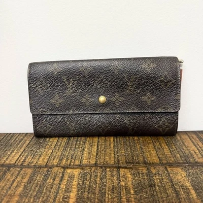 Louis Vuitton Monogram Sarah Long Wallet Brown Authentic Wallet - Image 1 of 4