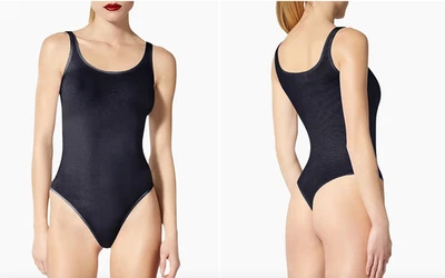 Wolford Jamaika String Body - L - UNWORN, NEW, IN BOX - Deep Night color (black) - Image 1 of 4