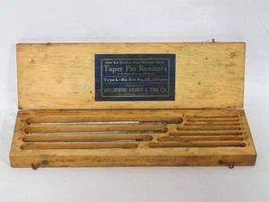 Vintage Millersburg U.S. Navy Kegelstift Reibahle Set Nr. 4 Typ L - fehlen #'s 2 & 5 - Bild 1 von 13