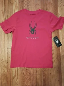 Spyder Tee T-Shirt neu Etikett Junge Medium 10/12 rot - Bild 1 von 5