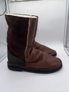 In-Step Jeffrey Bay Boots Leather front sheepskin boots texan 40 brown - Bild 1 von 15