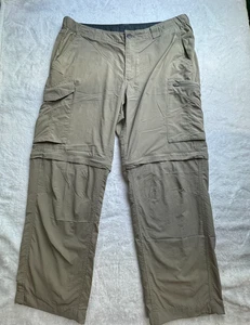 Columbia Convertible Pants Men 38x28 Beige Hiking Outdoor Gorp Utility - Picture 1 of 6