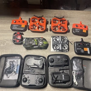 Drone Lot Sharper Image Foldable 💯 %  RTF Lipo Charger Batteries Included - Picture 1 of 19