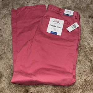 Neu mit Etikett IZOD Salzwasser Stretch Chino vorne flach 34 x 32 - Bild 1 von 9
