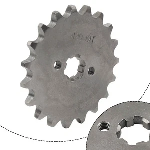 420 Kette 19 Zähne Vorderes Kettenrad für 50 70 90 110 125 140 cc ATV Dirt Bike - Picture 1 of 9