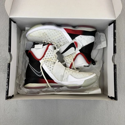 Nike LeBron Zapatos Para Hombres 11 Blanco Rojo 14 XIV Flip The Switch 852405-103 Tenis Foto 1 de 4