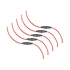linea tipo avvitato supporto fusibile indicatore 16 AWG 5pz per 5mm x 20mm tubo
