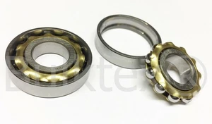 Sachs 98 M 32 rodamientos cojinete de hombro jaula de latón L17 para motor juego de 2 piezas cojinetes - Imagen 1 de 2