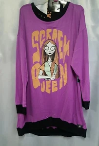 New Nightmare Before Christmas Sally Sleepshirt & Thigh High Socks Women's 2XL - Picture 1 of 12