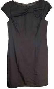 Little Black Dress Pin Stripe Party Cocktail Women's size 8 Fully Lined NWT - Picture 1 of 12