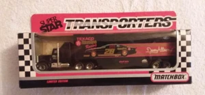 Vintage Davey Allison 28 Texaco Havoline Transporters Team Hauler Matchbox - Picture 1 of 5