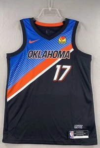 Aleksej Pokusevski Oklahoma City Thunder Nike 2021 City Swingman Jersey OKC NBA - Picture 1 of 11
