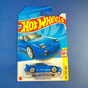 New Hot Wheels 2024 Mainline Blue '96 Nissan 180SX Type X #211/250 HW The '90s - Picture 1 of 10