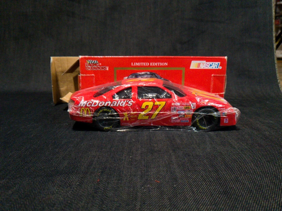 Vintage 1992 Racing Champions NASCAR Hut Stricklin McDonald's #27 Bank 1:24 - Image 1 of 4