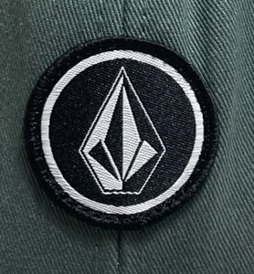 Volcom Baseball Cap Trucker Hat Mens Green One Size Adjustable Back Stone Logo - Picture 1 of 9