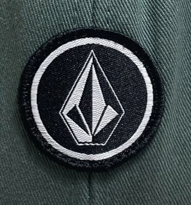 Volcom Baseball Cap Trucker Hat Mens Green One Size Adjustable Back Stone Logo - Image 1 of 4