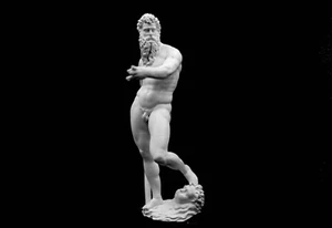 Poseidon or Neptune God Statue - Picture 1 of 6