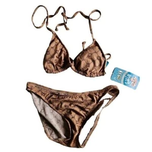 Vintage Paul Frank Womens Bikini, Julius the Monkey, Brown, Bathing Suit, Medium - Picture 1 of 5