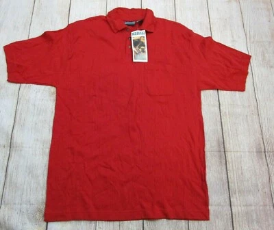 Camisa de Colección Nueva con Etiquetas Jantzen Golf Roja Algodón Polo Cuello Manga Corta Para Hombre Talla XL Foto 1 de 4