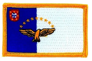Patch écusson brodé Drapeau ACORES AZORES PORTUGAL Thermocollant - Picture 1 of 1