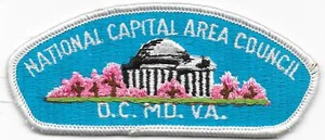 Tira del Consejo del Área de la Capital Nacional S-1 parte posterior de tela CSP SAP Boy Scout of America - Imagen 1 de 2
