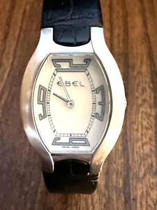 EBEL TONNEAU MANSCHETTE DAMEN UHR 9656G21 DAMENUHR LEDER QUARZ PERLMUTT - Bild 1 von 5