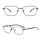 Titanium Alloy Glasses Frame Full Rim Ultra Light Eyeglass Frame Rx-Able J