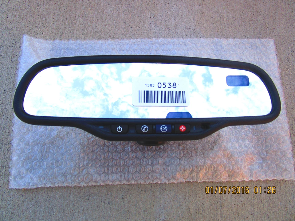 03-07 CADILLAC CTS CTS-V ESPEJO RETROVISOR BRÚJULA ATENUACIÓN AUTOMÁTICA ONSTAR 15850538 NUEVO Foto 1 de 4