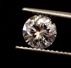 GIA loose certified .98ct VS1 H round brilliant diamond estate vintage antique