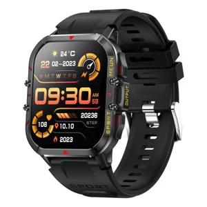 Military Smart Watch for Men Answer Make Calls Rugged Heart Rate Fitness Tracker - Picture 1 of 11