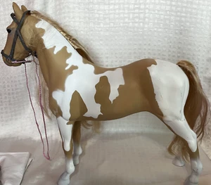 Battat Tan White Spotted Horse Doll Accessory  20x20" Toy - Picture 1 of 7