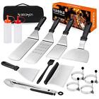 Griddle Accessories Kit 14 Pcs Stainless Steel Griddle Grill Tools Set Blackston