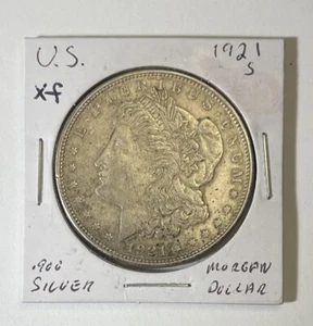1921-S $1 Morgan Silver Dollar- XF - Picture 1 of 2