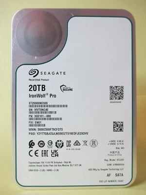 Seagate IronWolf Pro - ST20000NE000 - interne 3,5" Sata3 NAS CMR Festplatte 20TB - Bild 1 von 4