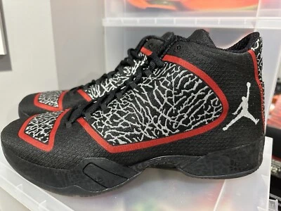 Size 12.5 - Air Jordan 29 Black Gym Red 695515- 023 - Image 1 of 4