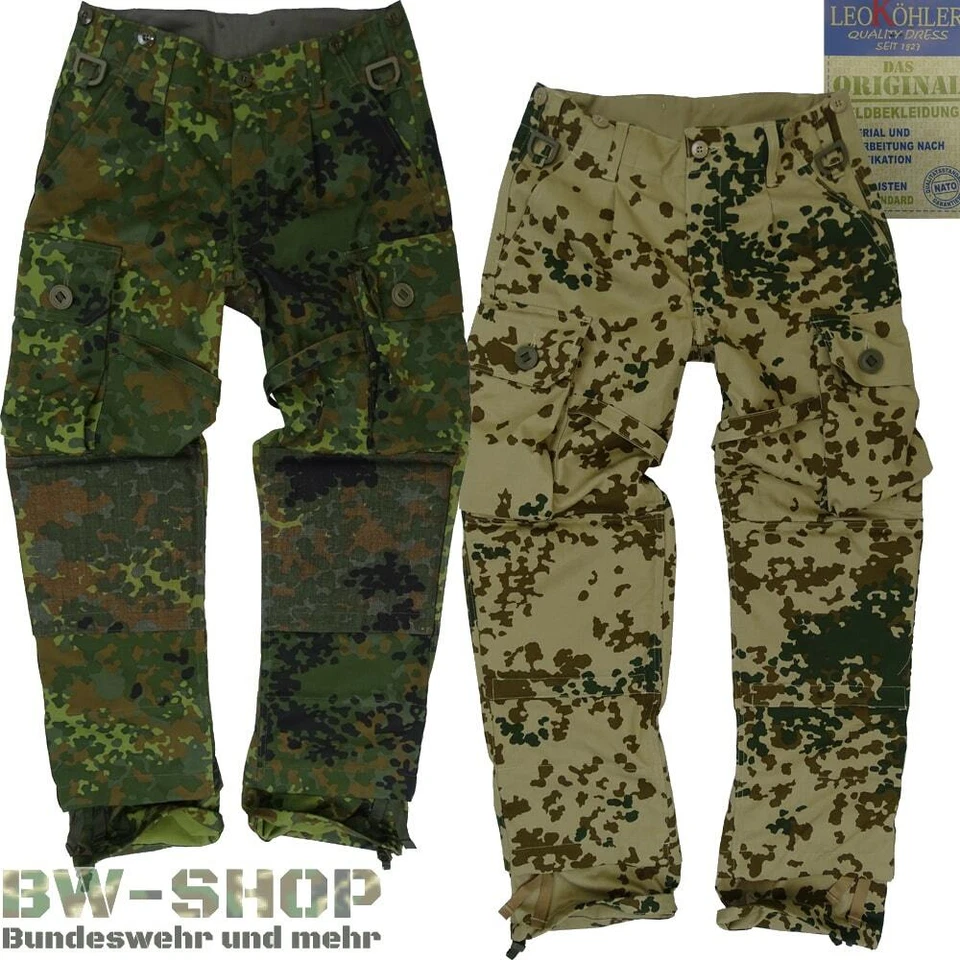 ORIGINAL BUNDESWEHR EINSATZFHOSE LEO KÖHLER KSK BW HOSE FLECKTARN / TROPENTARN - Bild 1 von 1