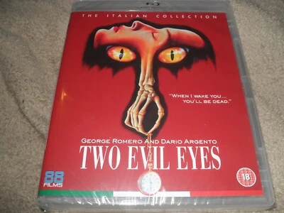 Two Evil Eyes (1990) George Romero Region B Non-U.S. (READ DETAILS!) Blu-ray - Image 1 of 2