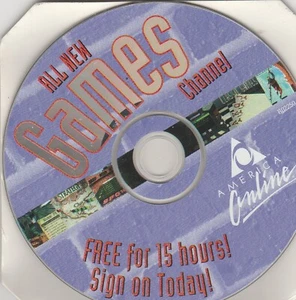 America Online DVD-Rom "All New Games Channel" #R02250 - Bild 1 von 2