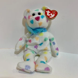 TY Beanie Babys Vintage Kissme Bär 2001 Neu mit Etikett Plüsch Kiss Me - Bild 1 von 3