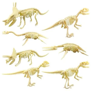 7 Stücke Dinosaurier Skelett Modell Spielzeug Dinosaurier Skelett Figuren - Bild 1 von 7