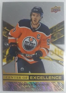 2020-21 Center Of Excellence Connor McDavid Silver Splash Edmonton Oilers #CE-1 - Picture 1 of 2