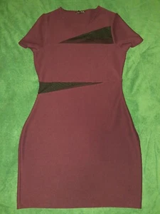 Express Burgunderrot Kleid. Größe 10. Details lesen - Bild 1 von 5