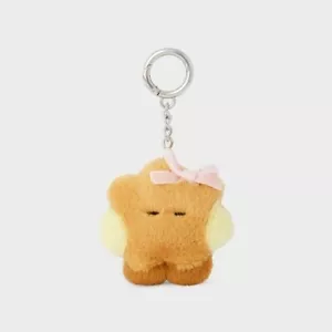 BTS BT21 Mini Plush Toy Mascot Key Ring minini RIBBON SHOOKY Line Friends Japan - Picture 1 of 2
