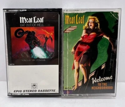 2 Meatloaf Cassettes: Welcome to the Neighborhood - Bat Out of Hell  - Image 1 of 4