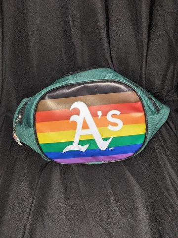 MLB Oakland A's Athletics Rainbow Unicorn Fanny Pack Pride Night SGA Cover